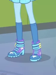 Size: 527x705 | Tagged: safe, derpibooru import, screencap, trixie, best trends forever, equestria girls, equestria girls series, clothes, cropped, image, jpeg, legs, pictures of legs, shoes, socks