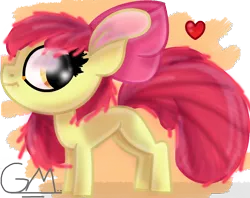 Size: 1032x817 | Tagged: safe, artist:amberpone, artist:greenmarta, derpibooru import, apple bloom, earth pony, pony, collaboration, female, filly, foal, image, png, solo