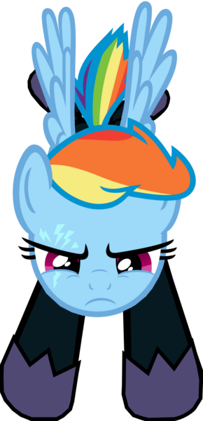 Size: 1280x2649 | Tagged: safe, artist:benpictures1, derpibooru import, rainbow dash, pegasus, pony, comic:the storm kingdom, my little pony: the movie, bad end, bodysuit, clothes, command 6, commander rainbow dash, crystal of light, female, image, inkscape, mare, png, simple background, solo, transparent background, vector