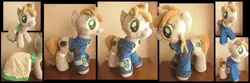 Size: 4242x1414 | Tagged: safe, artist:angelwarrioraurora, derpibooru import, oc, oc:littlepip, unofficial characters only, pony, unicorn, fallout equestria, clothes, dress, female, horn, image, mare, plushie, png, traditional art, unicorn oc, vault suit