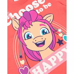 Size: 1500x1500 | Tagged: safe, derpibooru import, official, sunny starscout, earth pony, pony, my little pony: a new generation, 2d, clothes, g5, happy, heart, image, jpeg, looking at you, merchandise, printed, shirt, smiling