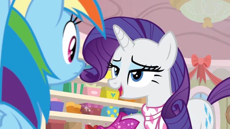 Size: 1920x1080 | Tagged: safe, derpibooru import, screencap, rainbow dash, rarity, pegasus, pony, unicorn, season 8, the end in friend, spoiler:s08, boots, clothes, female, glitter boots, image, jpeg, shoes