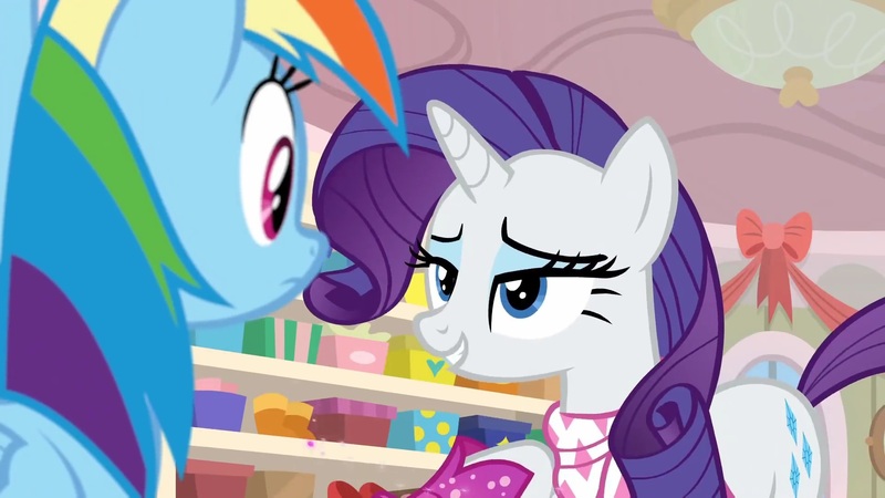 Size: 1920x1080 | Tagged: safe, derpibooru import, screencap, rainbow dash, rarity, pegasus, pony, unicorn, season 8, the end in friend, spoiler:s08, boots, clothes, glitter boots, image, jpeg, shoes