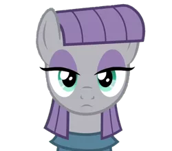 Size: 1228x1080 | Tagged: safe, derpibooru import, edit, edited screencap, screencap, maud pie, earth pony, pony, season 6, the gift of the maud pie, female, image, looking at you, mare, not a vector, png, simple background, solo, transparent background