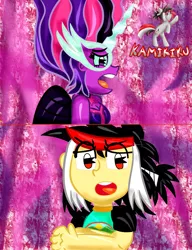 Size: 3000x3900 | Tagged: safe, artist:kamikiku, derpibooru import, sci-twi, twilight sparkle, oc, equestria girls, legend of everfree, image, jpeg, midnight sparkle