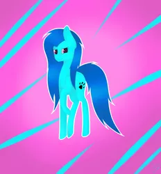 Size: 3560x3834 | Tagged: safe, artist:maneblue, derpibooru import, oc, unofficial characters only, earth pony, pony, abstract background, earth pony oc, female, image, jpeg, mare, paw prints, raised hoof, solo