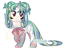 Size: 1280x982 | Tagged: safe, artist:herusann, derpibooru import, oc, unofficial characters only, pony, unicorn, base used, bow, clothes, eyelashes, female, hoof polish, horn, image, makeup, mare, png, simple background, solo, transparent background, unicorn oc