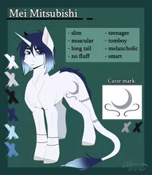 Size: 2940x3390 | Tagged: safe, artist:lunciakkk, derpibooru import, oc, oc:mei, unofficial characters only, image, png, reference sheet, solo