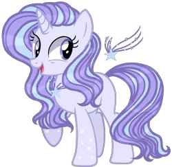 Size: 1588x1542 | Tagged: safe, artist:dayspring-dawnyt, derpibooru import, oc, pony, unicorn, base used, female, image, magical lesbian spawn, mare, offspring, parent:starlight glimmer, parent:trixie, parents:startrix, png, simple background, solo, transparent background