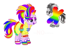 Size: 4000x2500 | Tagged: safe, derpibooru import, edit, vector edit, starlight glimmer, pony, unicorn, 1000 hours in ms paint, clothes, colored horn, dress, dyed mane, edgelight glimmer, eyeshadow, eyestrain warning, female, gay pride flag, gradient horn, grayscale, horn, image, lesbian, lesbian pride flag, lidded eyes, lipstick, makeup, monochrome, needs more saturation, no, png, pride, pride flag, purple lipstick, rainbow, shoes, show accurate, simple background, skull, smiling, standing, text, transgender pride flag, transparent background, vector, wat, x