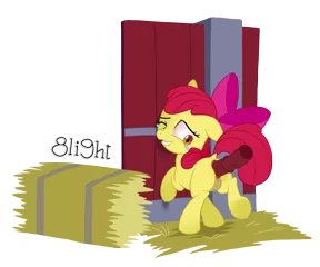 Size: 1172x978 | Tagged: explicit, artist:8li9ht, derpibooru import, apple bloom, earth pony, pony, anal, anus, apple bloom's bow, barn, blushing, bow, disembodied penis, dock, female, filly, foal, foalcon, grin, hair bow, hay bale, hooves, horsecock, image, looking back, medial ring, nudity, one ear down, one eye closed, pain, penetration, penis, png, raised tail, sex, signature, simple background, smiling, tail, teary eyes, transparent background, underage, vein, veiny cock, vulva