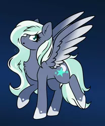 Size: 1707x2048 | Tagged: safe, artist:sweetcream686, derpibooru import, oc, oc:cynthia star, unofficial characters only, pegasus, pony, chest fluff, commission, commissioner:nicielunars, female, image, pegasus oc, png, solo, wings