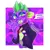 Size: 855x855 | Tagged: safe, artist:occultusion, derpibooru import, spike, dragon, alternate design, anarchy, clothes, eyebrow piercing, female, female symbol, hand in pocket, image, jacket, looking at you, mouthpiece, nonbinary, nonbinary pride flag, open mouth, open smile, piercing, png, politics, pride, pride flag, smiling, smiling at you, solo, speech bubble, trans female, transgender, transgender pride flag, twitterina design, wings