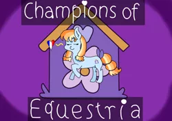 Size: 7016x4961 | Tagged: safe, derpibooru import, oc, oc:aurelia, unofficial characters only, earth pony, pony, champions of equestria, chibi, coe, cute, discord (program), earth pony oc, french, image, mascot, png