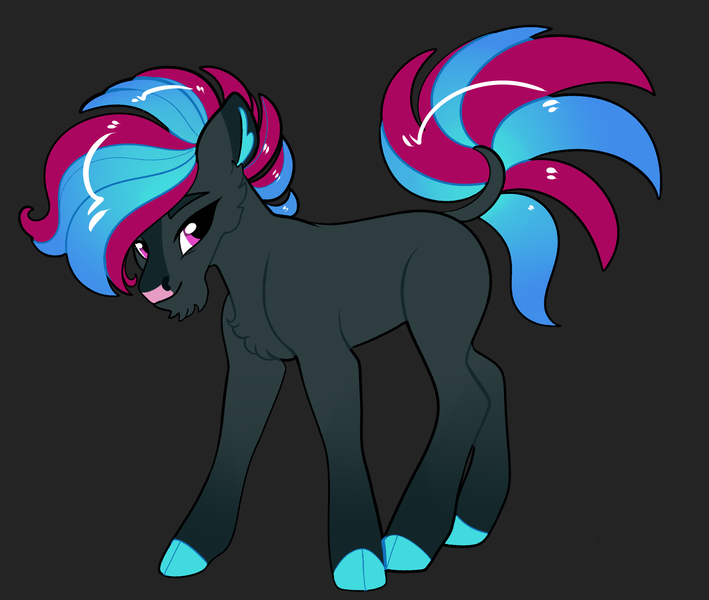 Size: 2600x2200 | Tagged: safe, artist:loryska, derpibooru import, oc, earth pony, pony, image, magical lesbian spawn, male, offspring, parent:octavia melody, parent:vinyl scratch, parents:scratchtavia, png, simple background, solo, stallion