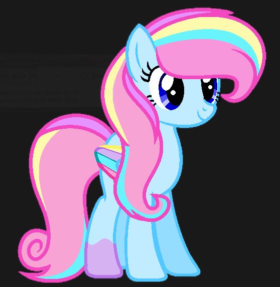 Size: 558x573 | Tagged: safe, artist:gihhbloonde, derpibooru import, oc, unofficial characters only, pegasus, pony, base used, black background, female, image, jpeg, mare, pegasus oc, simple background, smiling, solo, wings