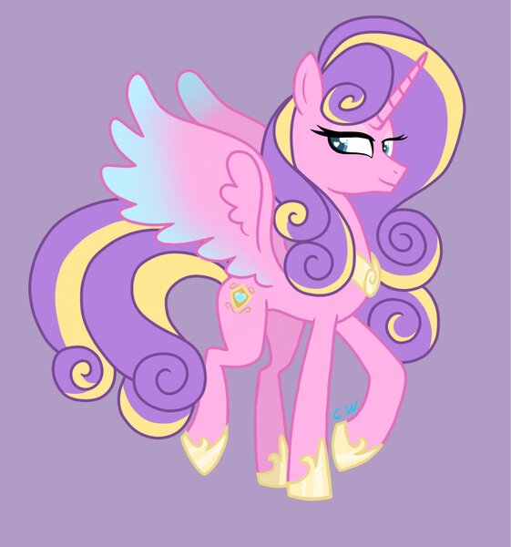 Size: 1915x2048 | Tagged: safe, artist:chelseawest, derpibooru import, princess skyla, colored wings, colored wingtips, image, jpeg, petalverse, redesign, wings