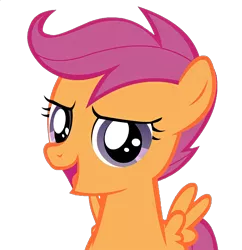 Size: 1396x1440 | Tagged: safe, artist:jan, derpibooru import, edit, edited screencap, screencap, scootaloo, pegasus, pony, ask the crusaders, background removed, female, filly, foal, image, not a vector, png, simple background, solo, transparent background