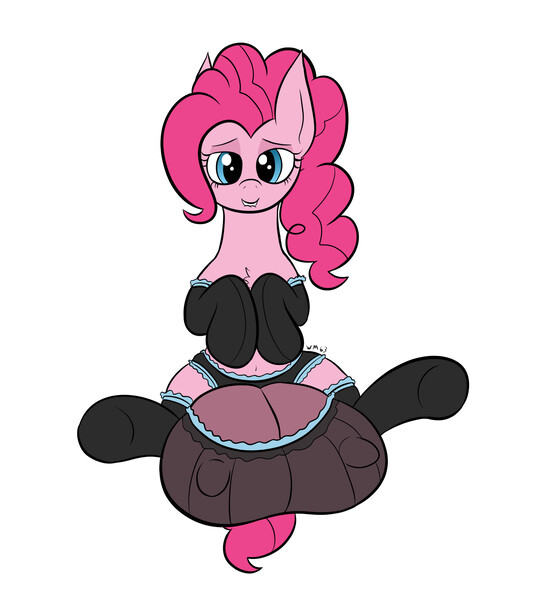 Size: 1725x1868 | Tagged: questionable, artist:wapamario63, derpibooru import, pinkie pie, earth pony, pony, bedroom eyes, big crotchboobs, bra, breasts, chest fluff, cleavage, clothes, crotch cleavage, crotchboobs, crotchboobs on floor, crotchbra, erect nipples, female, frilly underwear, huge crotchboobs, image, impossibly large crotchboobs, jpeg, lingerie, lip bite, looking at you, mare, nipple outline, nipples, nudity, panties, see-through, simple background, sitting, socks, solo, solo female, underwear