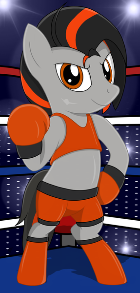 Size: 1080x2257 | Tagged: safe, artist:toyminator900, derpibooru import, oc, oc:dusk strike, pegasus, pony, boxing, clothes, female, image, mare, png, sports