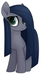 Size: 2070x3645 | Tagged: safe, derpibooru import, oc, oc:minkie pie, unofficial characters only, earth pony, pony, bags under eyes, female, image, mare, movie accurate, obsidian pie, png, simple background, smiling, solo, transparent background