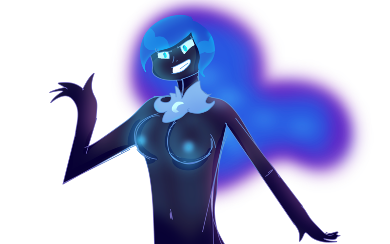 Size: 4000x2500 | Tagged: questionable, derpibooru import, nightmare moon, equestria girls, 1000 hours in ms paint, anatomically incorrect, armor, bad anatomy, belly button, breasts, broken anatomy, busty nightmare moon, equestria girls-ified, ethereal mane, female, glow, glowing eyes, glowing mane, glowing nipples, gritted teeth, image, looking at you, moon, nightmare moon armor, nipples, nudity, png, simple background, smiling, smiling at you, solo, solo female, suggestive description, transparent background, wat, wat in the description, weird description