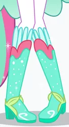 Size: 599x1100 | Tagged: safe, artist:limedazzle, derpibooru import, derpy hooves, equestria girls, boots, clothes, crystal guardian, high heel boots, image, jpeg, legs, pictures of legs, shoes, solo