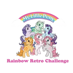 Size: 1024x1024 | Tagged: safe, derpibooru import, official, blossom, blue belle, butterscotch (g1), cotton candy (g1), minty (g1), snuzzle, earth pony, pony, female, g1, image, mare, png, simple background, text, transparent background