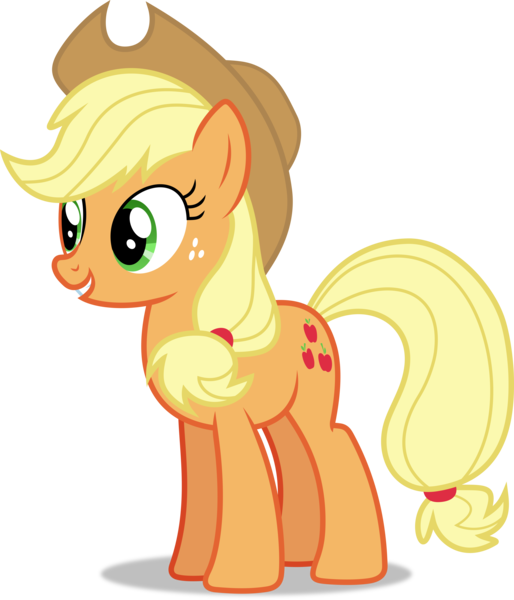 Size: 4990x5821 | Tagged: safe, artist:t.s. lightner, derpibooru import, applejack, earth pony, pony, .svg available, absurd resolution, female, image, mare, png, simple background, smiling, solo, standing, transparent background, vector