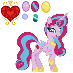 Size: 3000x3000 | Tagged: safe, artist:chelseawest, derpibooru import, oc, oc:mi amore ruby heart, alicorn, alicorn oc, horn, image, offspring, offspring's offspring, parent:oc:glimmering shield, parent:oc:mi amore rose heart, parents:oc x oc, png, reference sheet, simple background, transparent background, wings