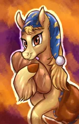 Size: 768x1200 | Tagged: safe, artist:redahfuhrerking, derpibooru import, oc, oc:crumb, pony, bread, food, image, male, png, solo, stallion