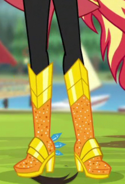 Size: 443x652 | Tagged: safe, derpibooru import, screencap, sunset shimmer, equestria girls, boots, clothes, crystal guardian, high heel boots, image, jpeg, legs, pictures of legs, shoes