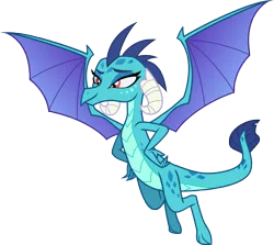 Size: 5500x4916 | Tagged: safe, artist:mattbas, derpibooru import, edit, princess ember, dragon, absurd resolution, dragoness, female, flying, image, png, simple background, solo, transparent background, vector