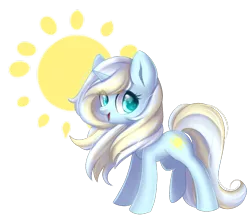 Size: 800x696 | Tagged: safe, artist:cabbage-arts, derpibooru import, sunbeam, pony, unicorn, cutie mark background, female, g1, g1 to g4, generation leap, image, png, simple background, solo, transparent background