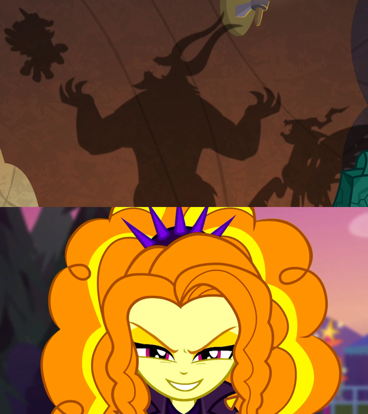 Size: 1920x2160 | Tagged: safe, derpibooru import, edit, edited screencap, screencap, adagio dazzle, cozy glow, lord tirek, queen chrysalis, alicorn, centaur, changeling, changeling queen, pony, equestria girls, equestria girls series, sunset's backstage pass!, the ending of the end, spoiler:eqg series (season 2), alicornified, bell, cozycorn, evil grin, evil laugh, female, filly, foal, grin, grogar's bell, high res, image, laughing, music festival outfit, png, race swap, smiling, ultimate chrysalis