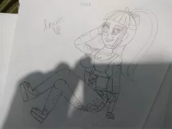 Size: 4160x3120 | Tagged: suggestive, artist:lewis20, derpibooru import, sour sweet, dance magic, equestria girls, spoiler:eqg specials, 2017, ass, butt, clothes, crossed legs, cute, dress, female, freckles, high heels, image, jpeg, legs, looking at you, panties, ponytail, schrödinger's pantsu, shoes, sitting, skirt, skirt lift, smiling, solo, sour seat, sourbetes, thicc thighs, underwear, upskirt