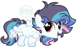 Size: 1350x825 | Tagged: safe, artist:xxlightning-chaserxx, derpibooru import, oc, oc:cloudy moonlight, pegasus, pony, base used, female, filly, foal, image, offspring, parent:rainbow dash, parent:soarin', parents:soarindash, png, simple background, solo, transparent background