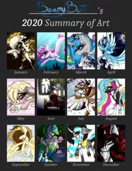 Size: 2850x3700 | Tagged: safe, artist:beamybutt, derpibooru import, oc, oc:moonbeam, unofficial characters only, alicorn, pony, sea pony, alicorn oc, bust, eyelashes, female, hair over one eye, horn, image, mare, png, wings