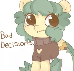 Size: 1132x1095 | Tagged: safe, artist:mushy, derpibooru import, oc, oc:pea, pony, blushing, clothes, female, filly, foal, image, implied foalcon, png, pregnant, pregnant foal, socks, underage