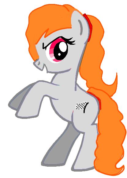 Size: 415x581 | Tagged: safe, artist:gingersupercar, derpibooru import, oc, oc:finish line, oc:victoria blaze, unofficial characters only, earth pony, pony, derpibooru community collaboration, 2022 community collab, determined look, female, g4, image, mare, png, rearing, simple background, solo, transparent background