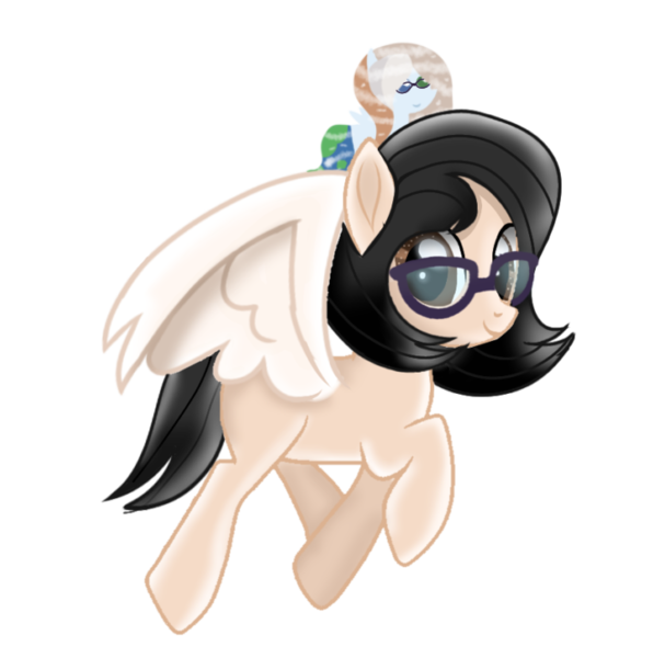 Size: 720x712 | Tagged: safe, artist:be_yourself, derpibooru import, oc, oc:altersmay (irl), oc:altersmay earth, pegasus, pony, derpibooru community collaboration, 2022 community collab, alicorn wings, black hair, derpibooru exclusive, female, filly, foal, glasses, image, looking at you, mare, photo, plushie, png, pointy ponies, vector, wings