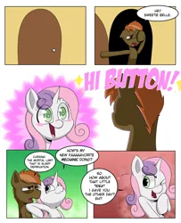 Size: 3000x3700 | Tagged: safe, artist:begoliah, derpibooru import, apple bloom, button mash, scootaloo, sweetie belle, earth pony, pony, unicorn, comic:crusaders, comic, cutie mark crusaders, female, image, jpeg, male