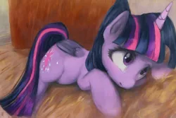Size: 1536x1024 | Tagged: safe, machine learning generated, stable diffusion, twibooru exclusive, twilight sparkle, twilight sparkle (alicorn), alicorn, alternative cutie mark, image, png, solo