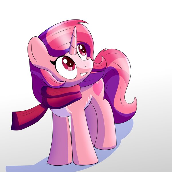 Size: 4096x4096 | Tagged: safe, artist:trackiesth, derpibooru import, oc, unofficial characters only, unicorn, clothes, image, jpeg, scarf, solo