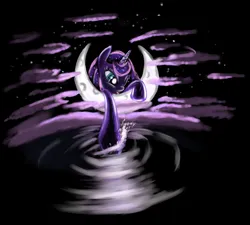 Size: 3840x3456 | Tagged: safe, artist:battyboopers, artist:staremastershy, derpibooru import, princess luna, alicorn, pony, female, image, moon, png, tangible heavenly object, water