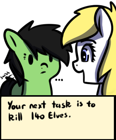 Size: 381x459 | Tagged: safe, artist:neuro, oc, oc:anonfilly, oc:aryanne, unofficial characters only, earth pony, pony, ..., dialogue, female, filly, image, mare, nazi, open mouth, png, simple background, transparent background