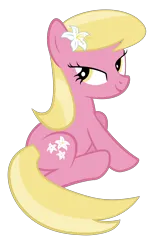 Size: 2000x3085 | Tagged: safe, artist:ispincharles, derpibooru import, lily, lily valley, earth pony, pony, female, flower, flower in hair, image, mare, png, simple background, solo, transparent background, vector