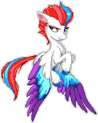 Size: 1176x1464 | Tagged: safe, artist:epicvon, artist:imalou, derpibooru import, zipp storm, pegasus, pony, female, flying, g5, image, manepxls, mare, pixel art, png, pxls.space, simple background, solo, transparent background