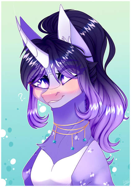 Size: 2760x3920 | Tagged: safe, artist:honeybbear, derpibooru import, oc, pony, unicorn, female, image, jpeg, mare, solo