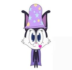 Size: 1280x1255 | Tagged: safe, artist:gamerdiana, derpibooru import, rabbit, semi-anthro, animal, cape, clothes, cosplay, costume, ears, great and powerful, hat, image, jewelpet, jpeg, luea, trixie's cape, trixie's hat